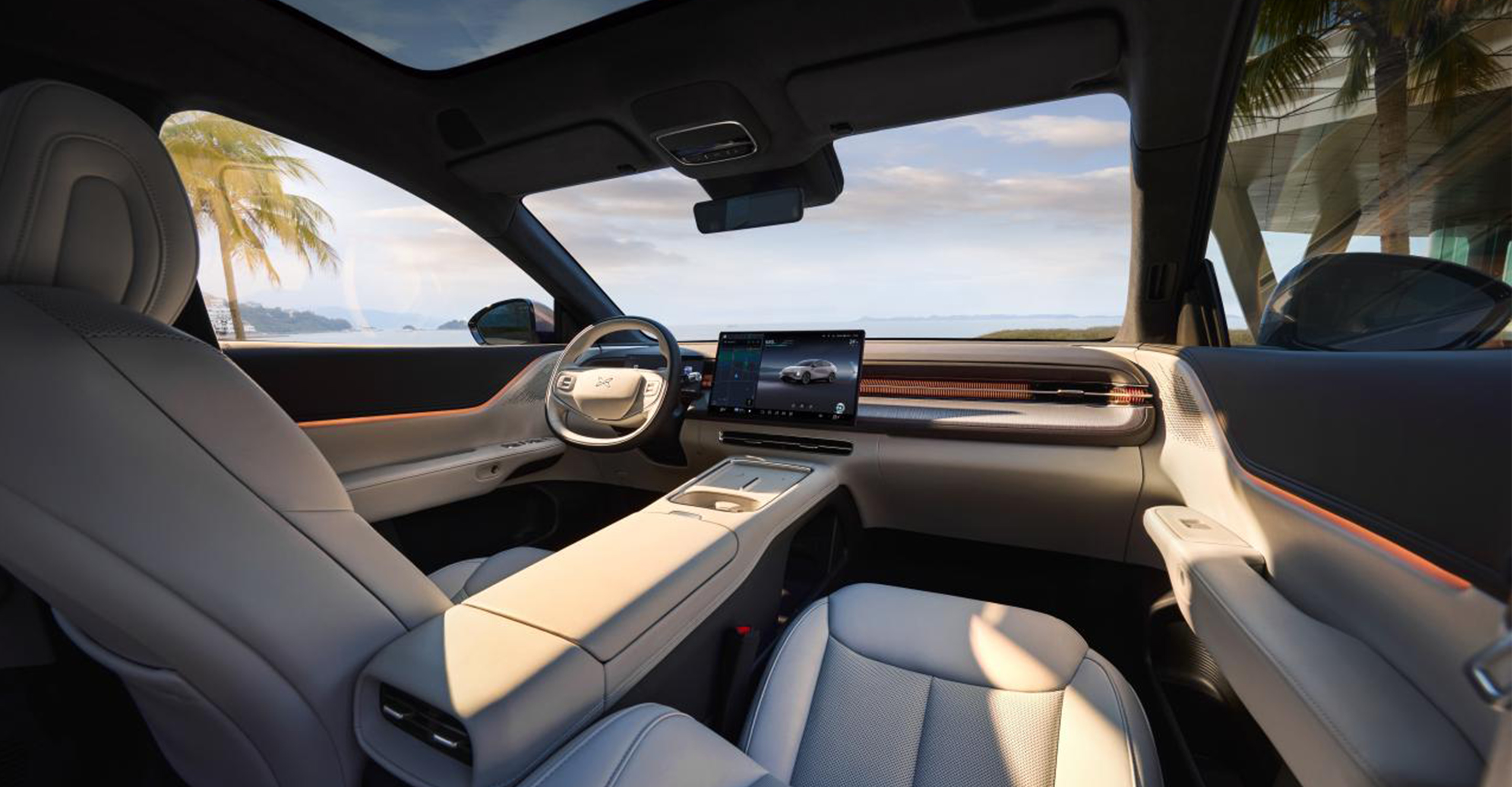 XPENG G6 Pro first-class front comfort interior